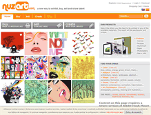 Tablet Screenshot of nuzart.com